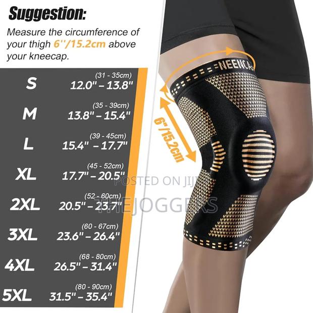Compression Knee Sleeve With Side Stabilizers Pain Relief - thumbnail 8