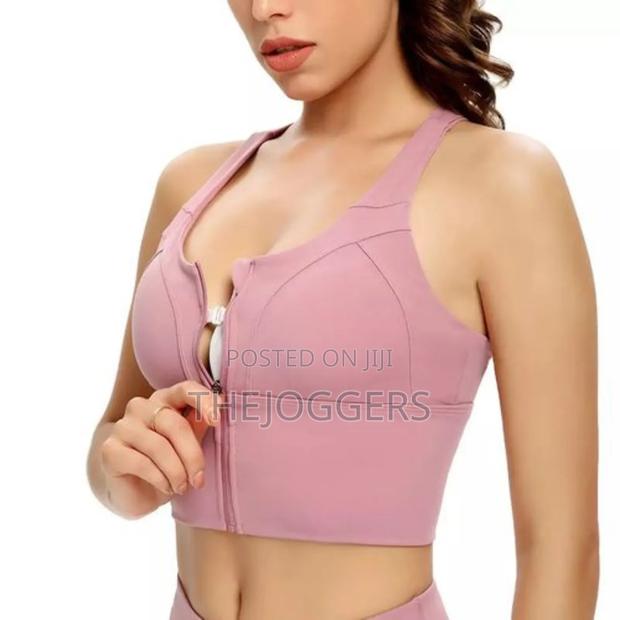 Yoga Sports Bras With Front Zipper - thumbnail 5