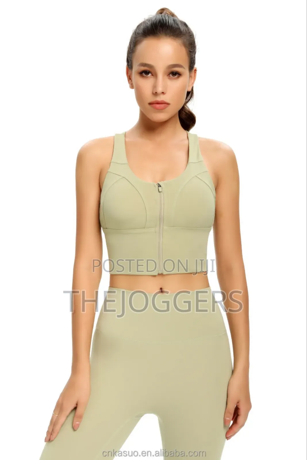Yoga Sports Bras With Front Zipper
