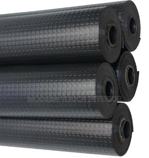 PVC Black Coin Carpets