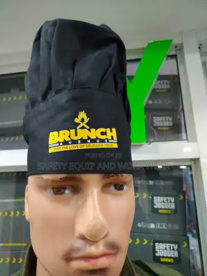 Black Customized Chef Cap