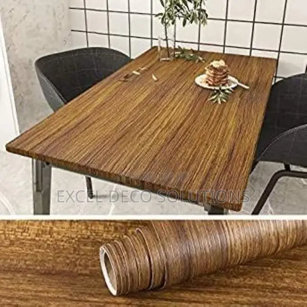 Brown Table Top Contact Paper