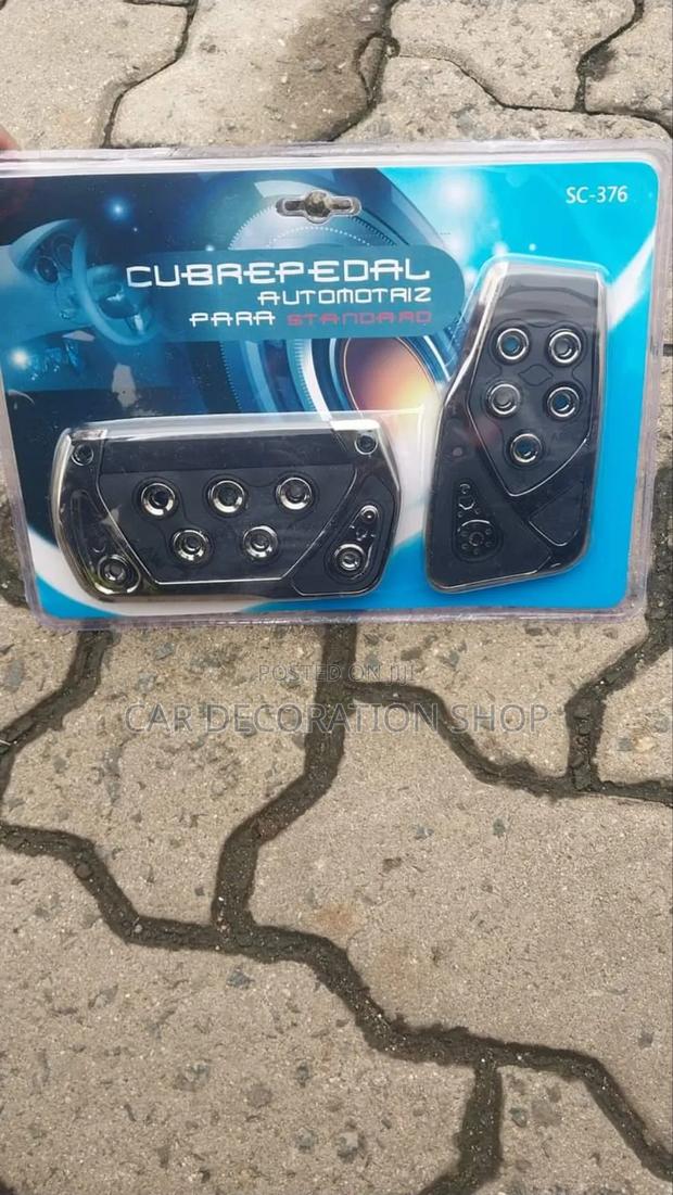 2pc Pack Black Automatic Pedal Covers - main view