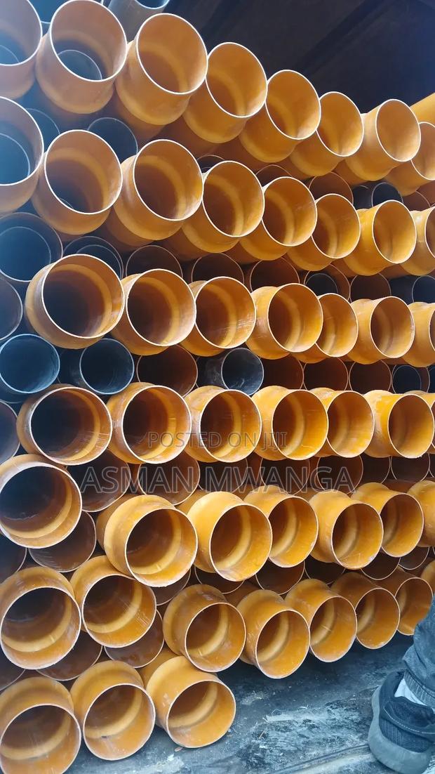 Heavy Duty PVC Waste Pipe 4"×6m - main view