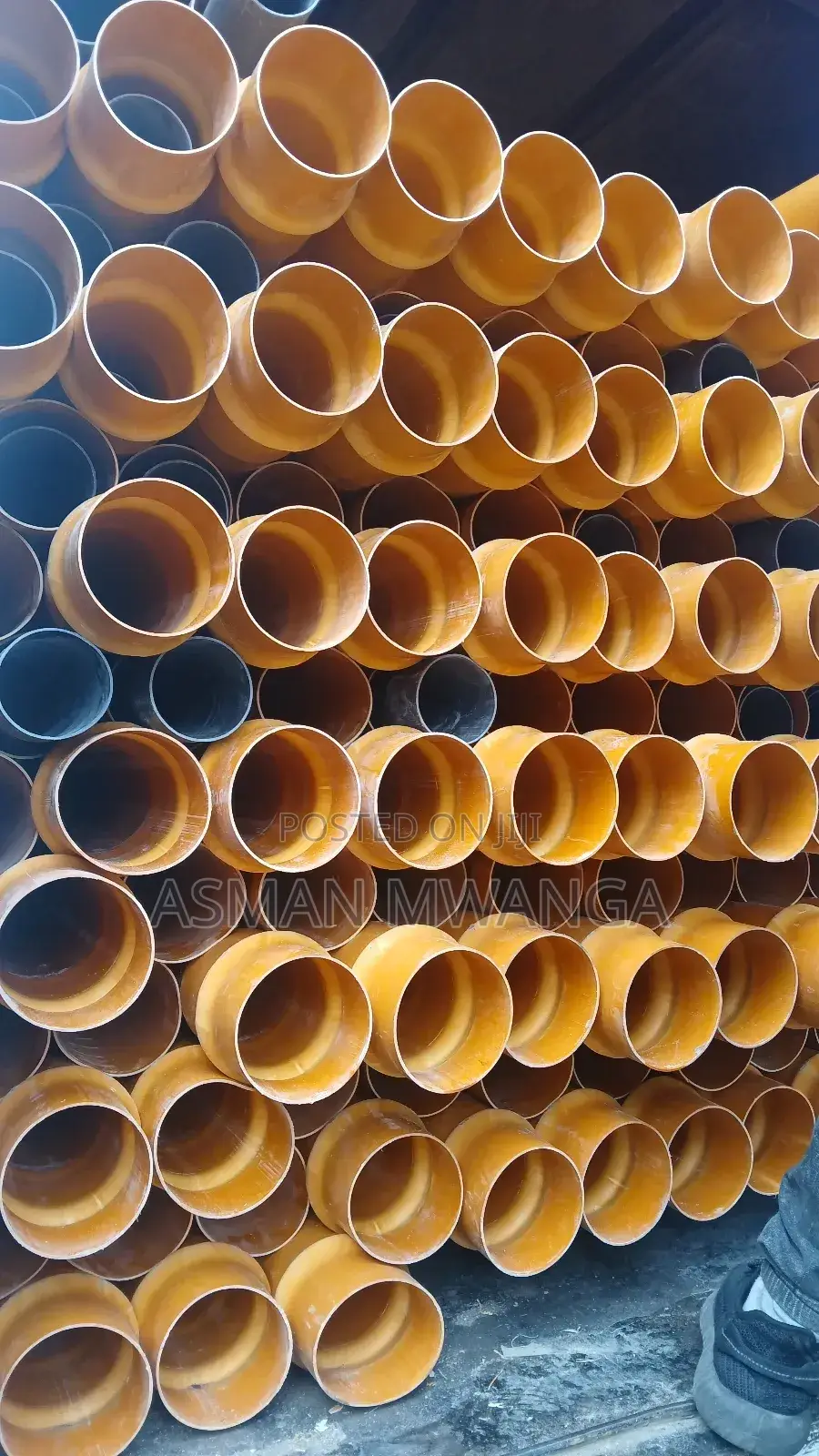 Heavy Duty PVC Waste Pipe 4"×6m
