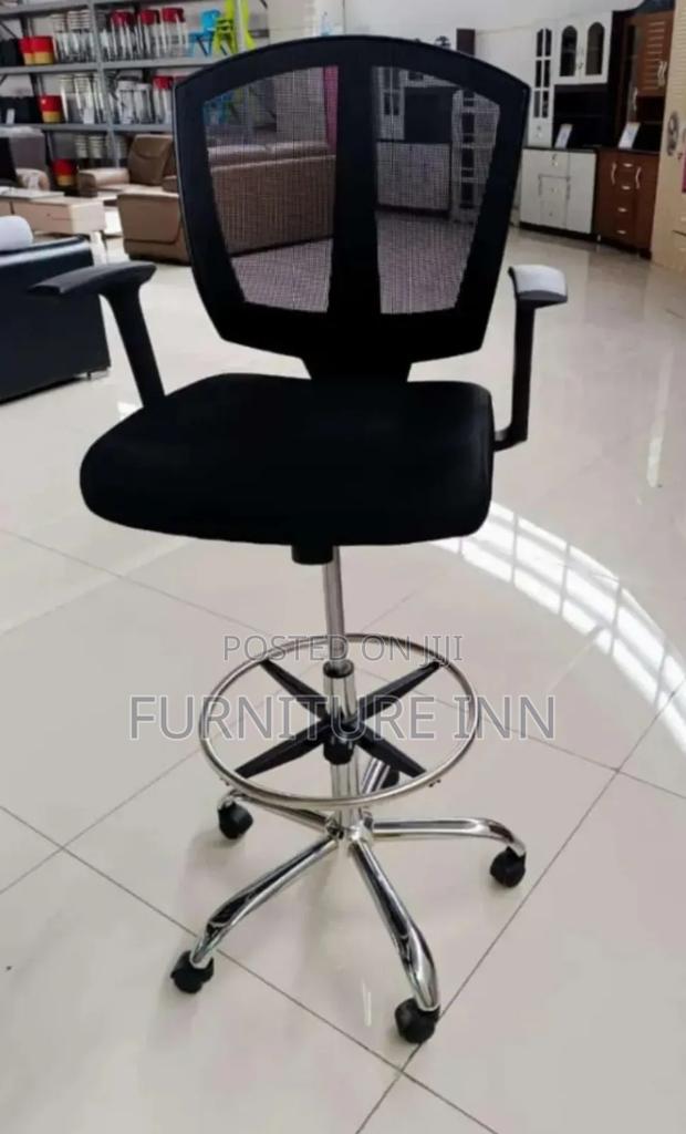 High Reception Office Counter Seat/Cashier Seat - main view