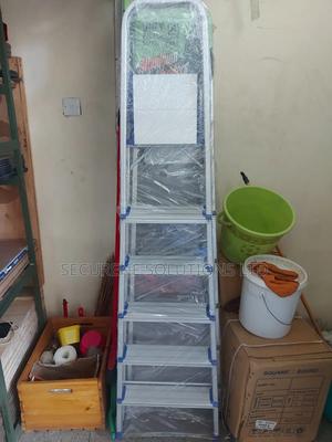 6 Aluminium Folding Platform Step Ladder, for Home - thumbnail 2