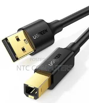 UGREEN USB 2.0 AM to BM Printer Cable 1.5m (Black) - US135