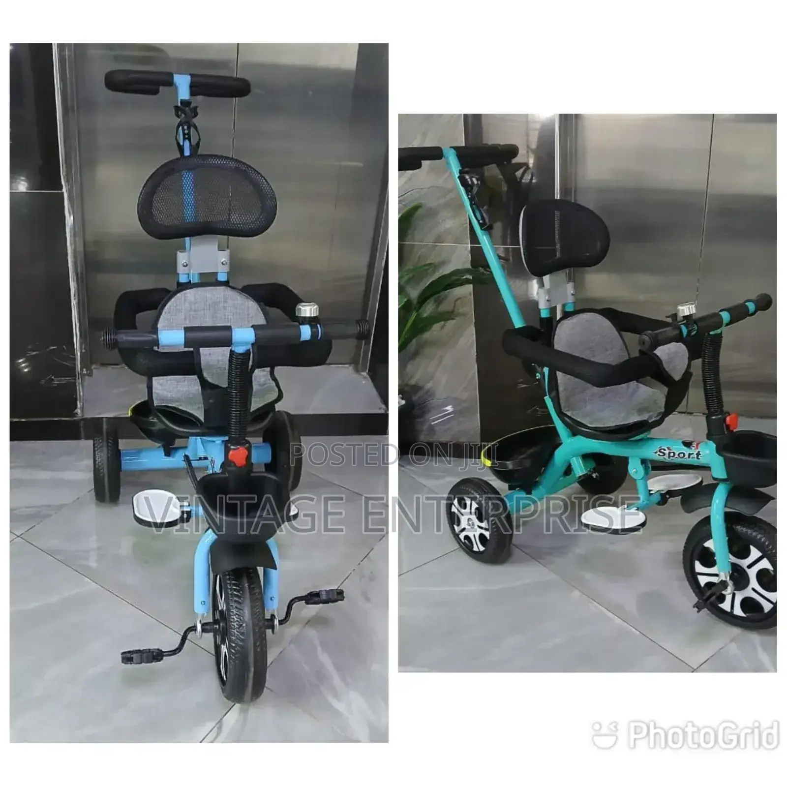 *Push Tricycle With Detachable Handle*