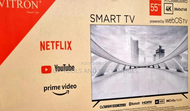 Vitron 55" Inch Frameless UHD Smart Webos TV - main view
