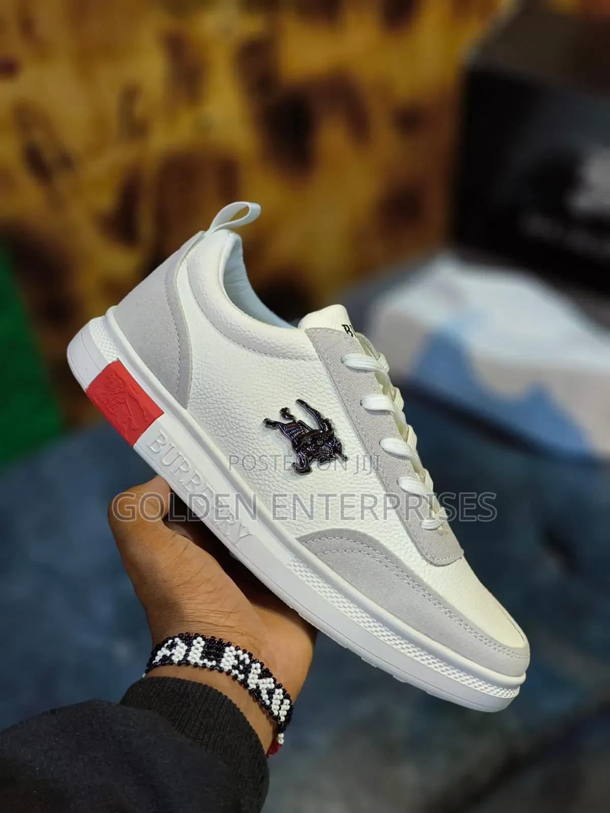 White Burberry Smart Casual Shoes 40-45