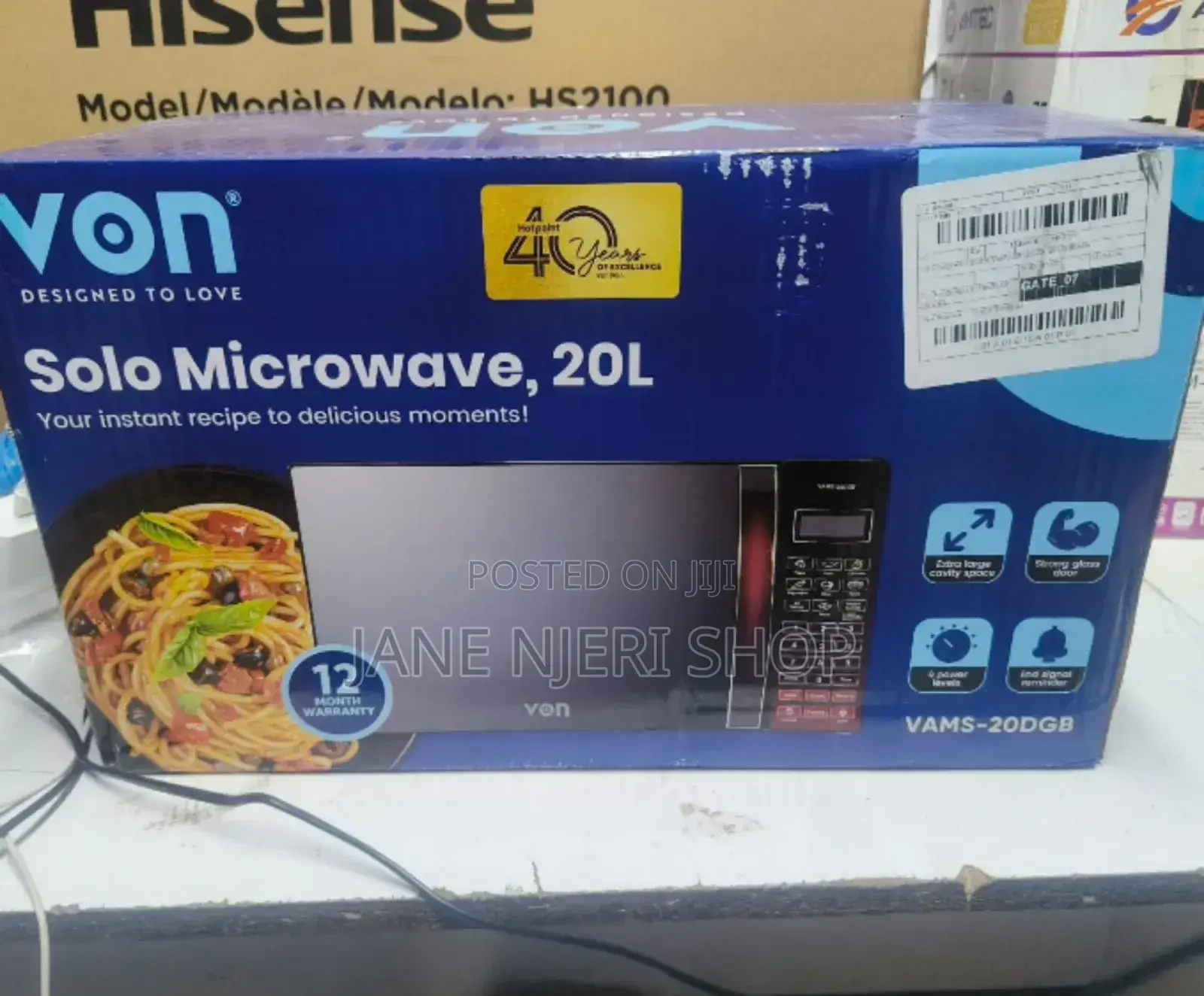 VAMS-20DGB - Digital Solo Microwave Oven v/N