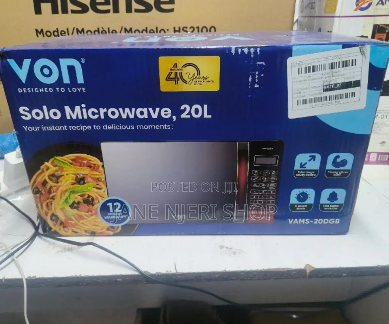 Digital Solo 20L Microwave Oven v/N