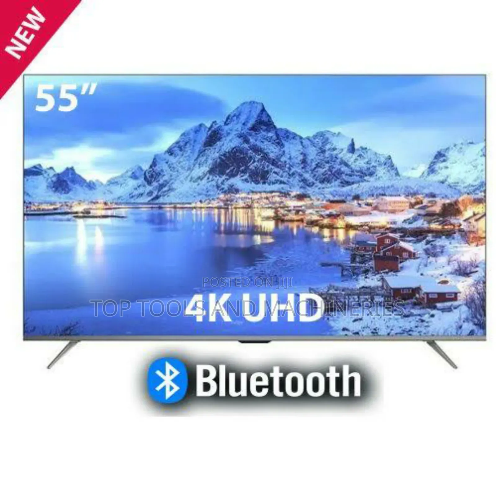 Vitron 55" Smart Android Frameless UHD, Bluetooth