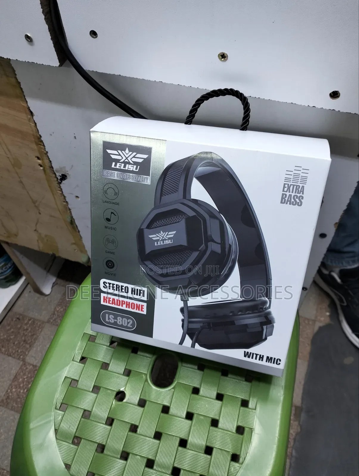 Lelisu Extra Bass Wired Headphones