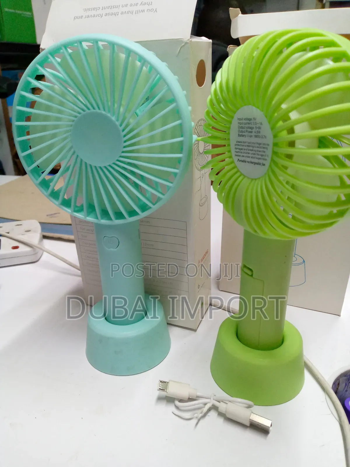 Portable Fan Rechargeable