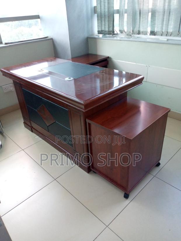 1400mm Executive Office L-Shaped Desk With Storage - thumbnail 2