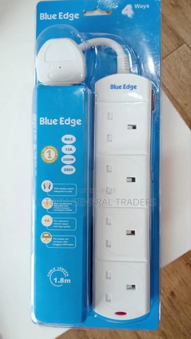 Extension! Blue Edge 4-Way Surge Protector Extension - main view