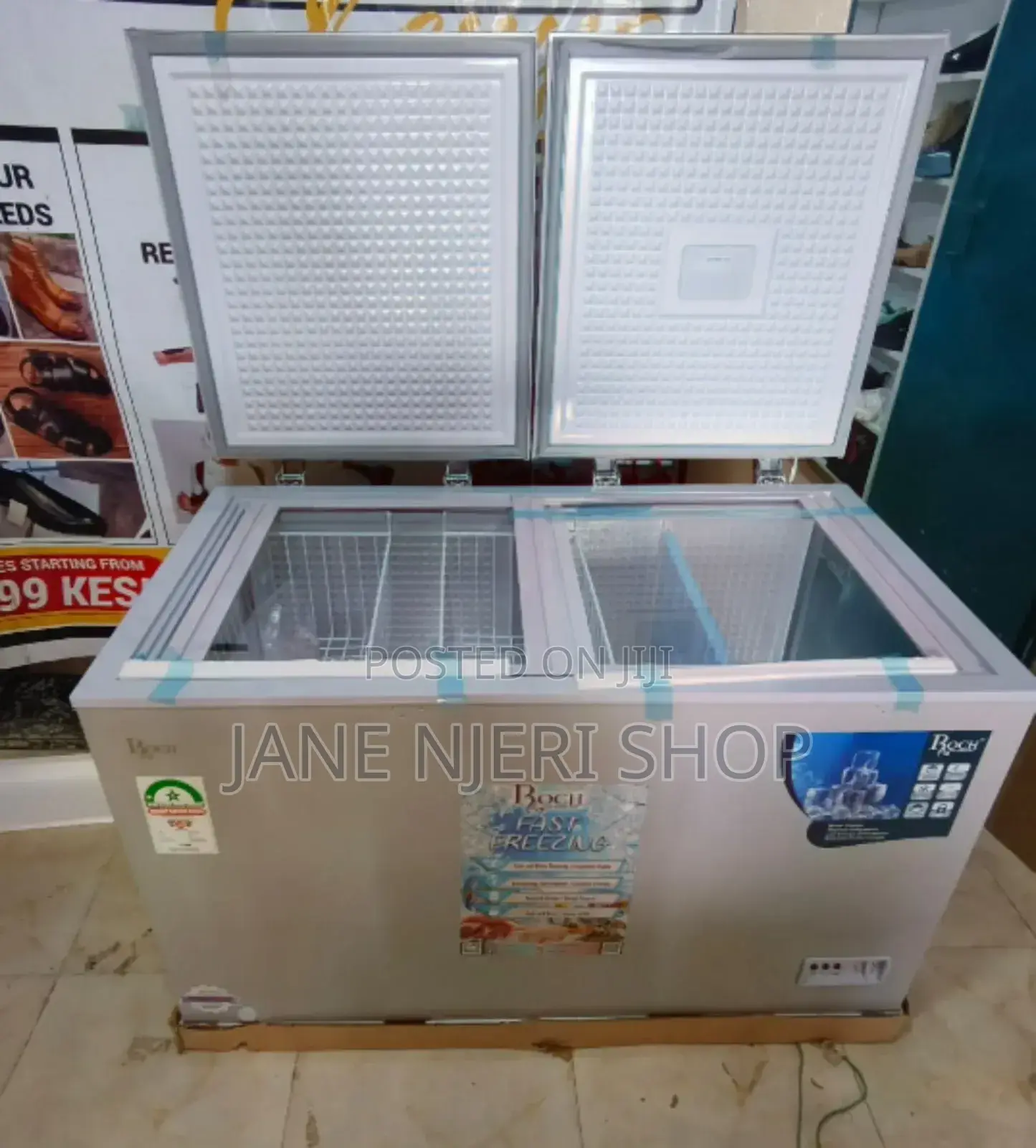 345 Litres Double Door RCF-450g Roch Chest Deep Freezer EC/G