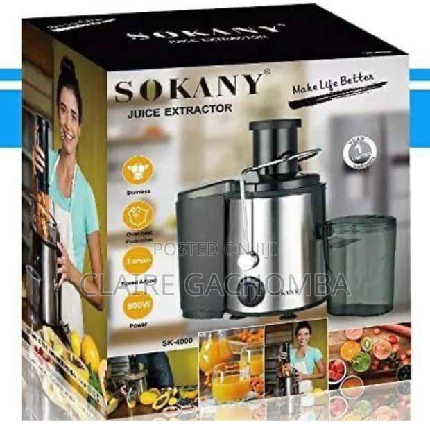 Sokany 800W Powerful Stainless Juice Extractor - main view