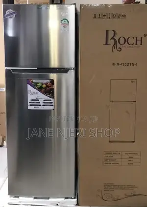 348 Litres Roch RFR- Double Door Refrigerator R/F