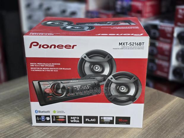 Pioneer MXT-216BT Bluetooth Car Radio With Free Speakers - main view