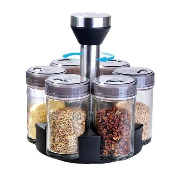 8 in 1 Rotating Spice Rack Available - main view