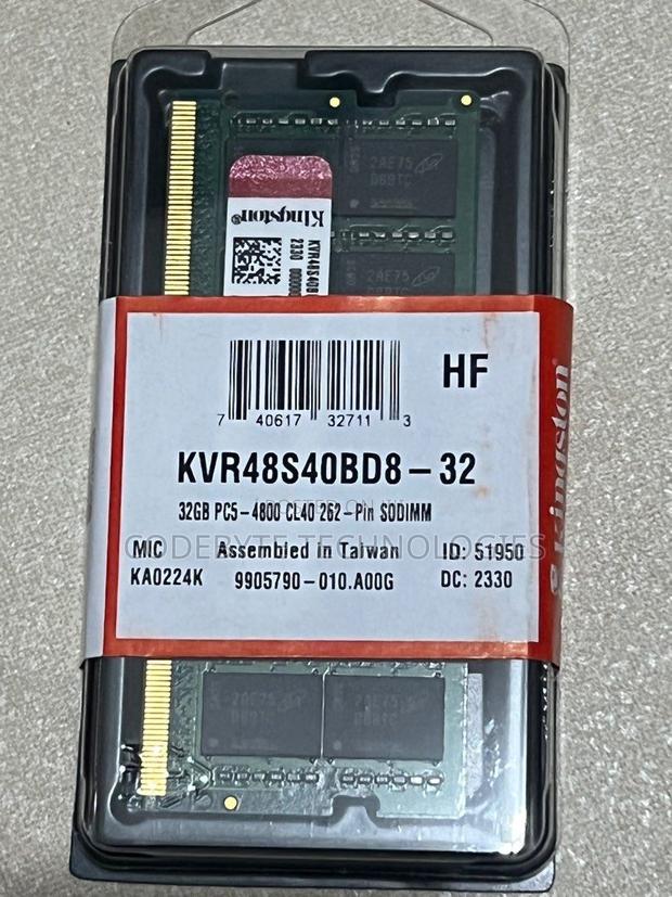 Kingston Laptop Ddr5 Ram 32gb 5600^Ddr5 Ram 32gb