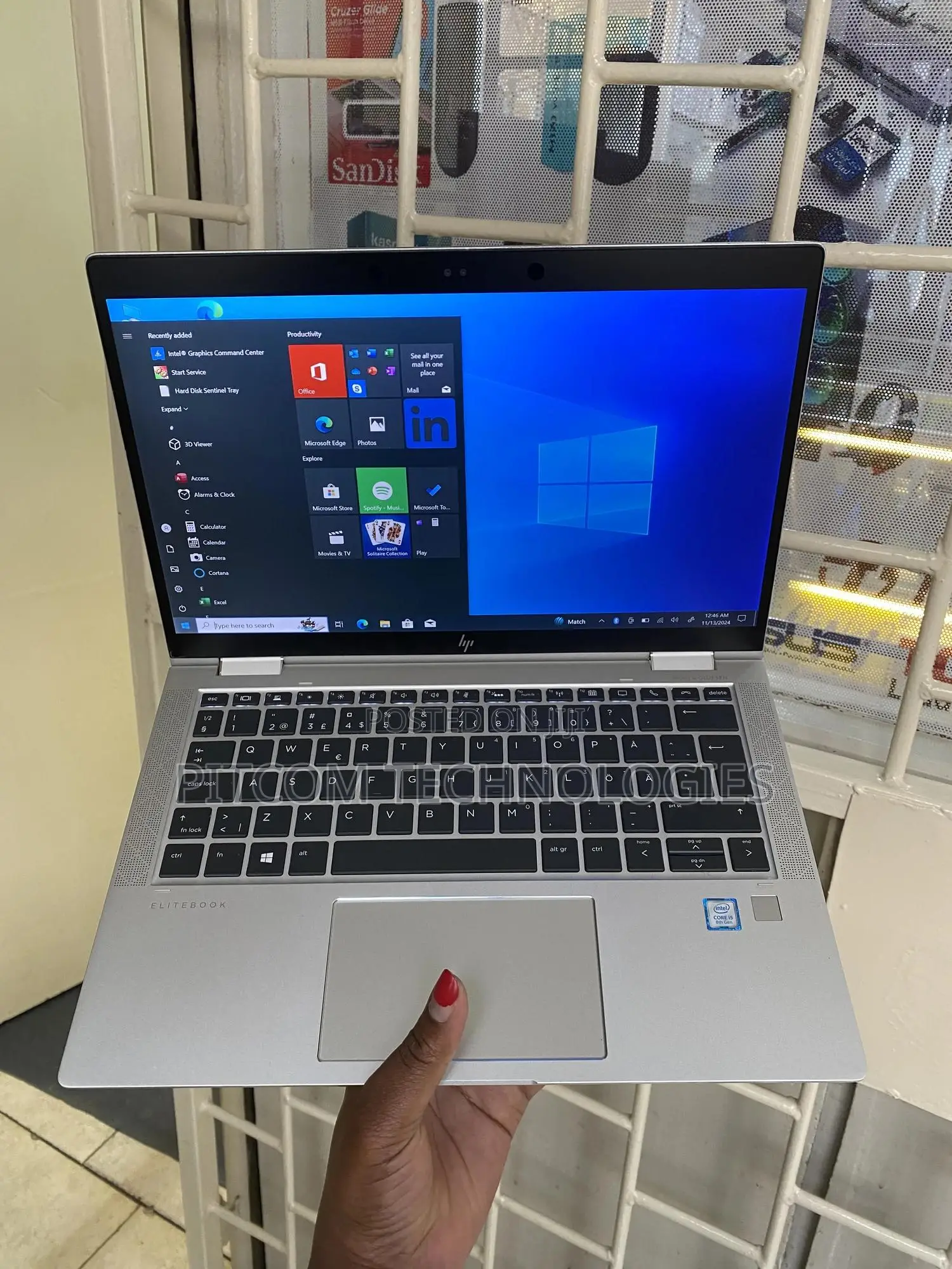 Laptop HP EliteBook X360 1030 G3 8GB Intel Core i5 SSD 256GB