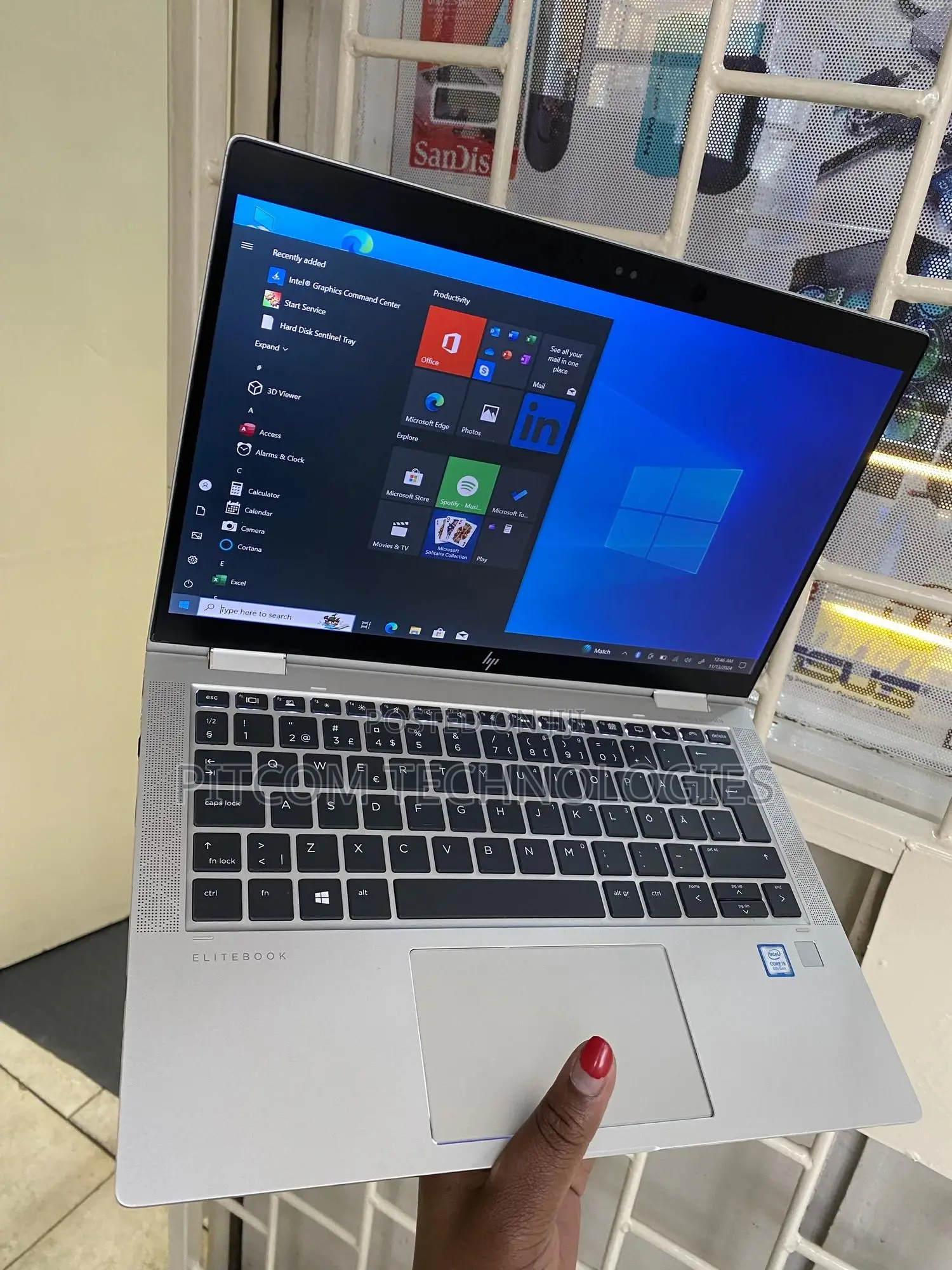 Laptop HP EliteBook X360 1030 G3 8GB Intel Core i5 SSD 256GB