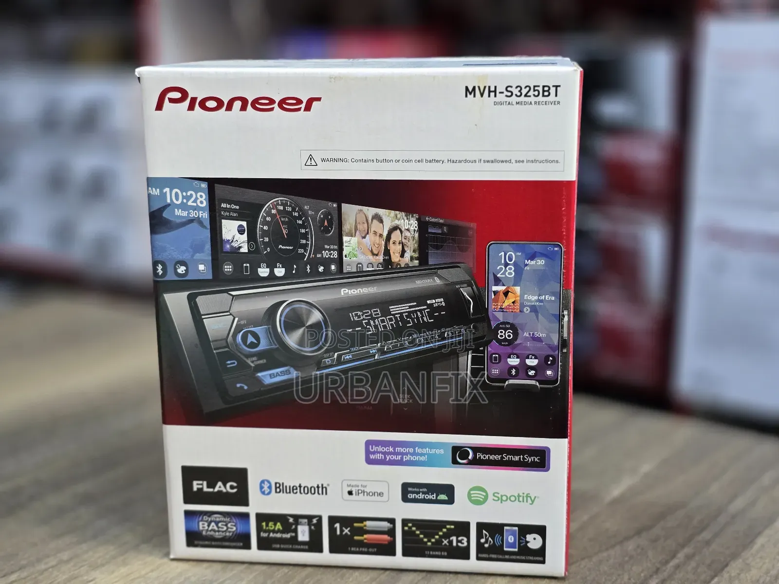 Pioneer MVH-S325BT Bluetooth Car Radio With FM, Usb, Aux