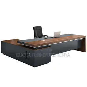 Office Tables:1800mm Modern Executive Brown Office Desk
