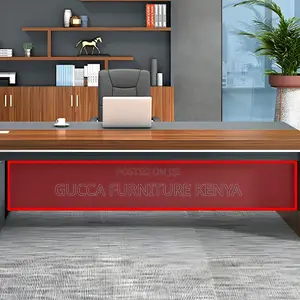 Office Tables:1800mm Modern Executive Brown Office Desk