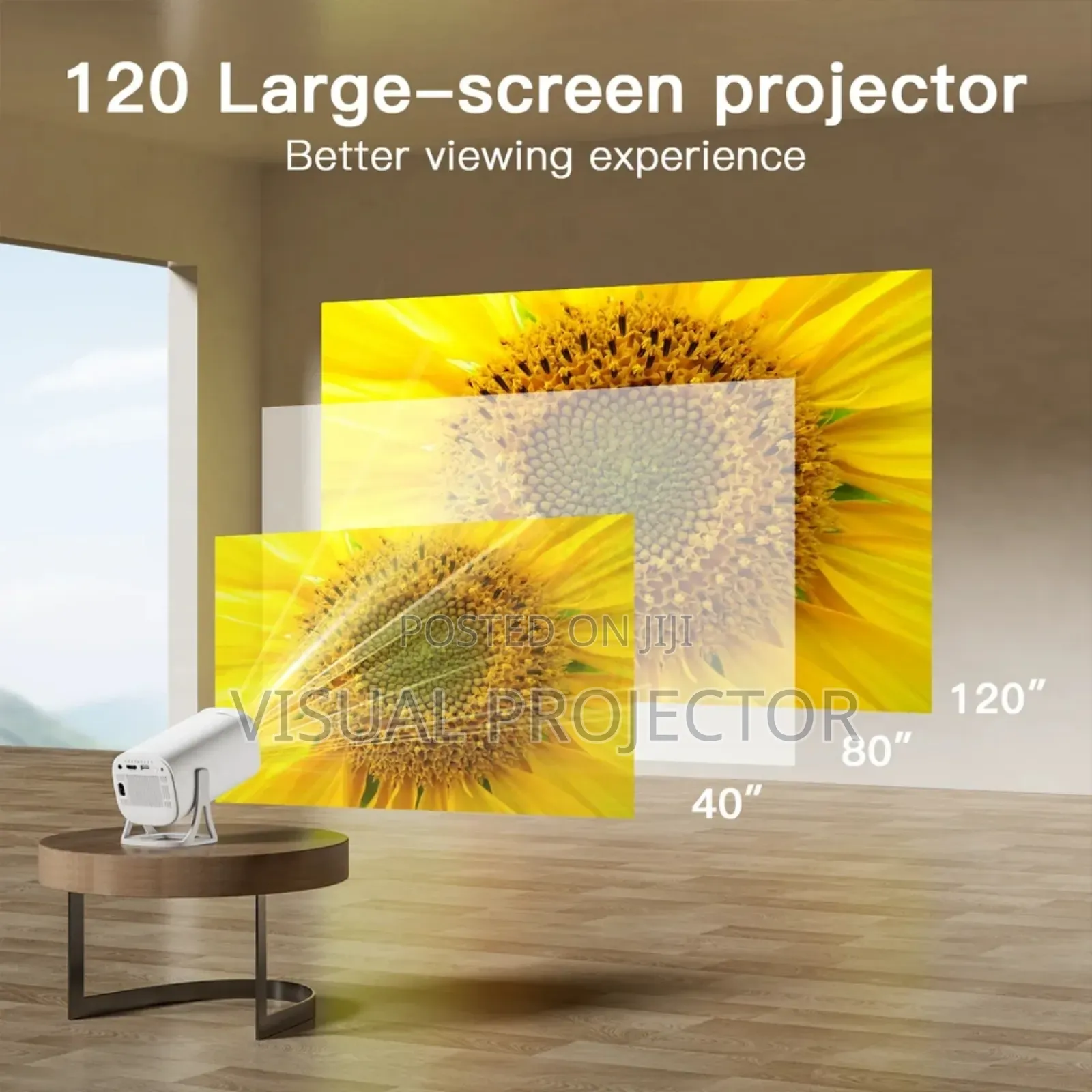 150 Inch S40 2024 Android Projector