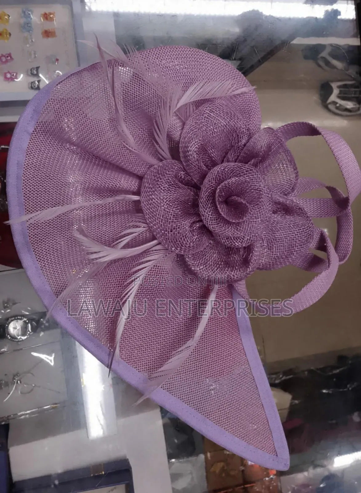 Lavender Elegant Flower Fascinator