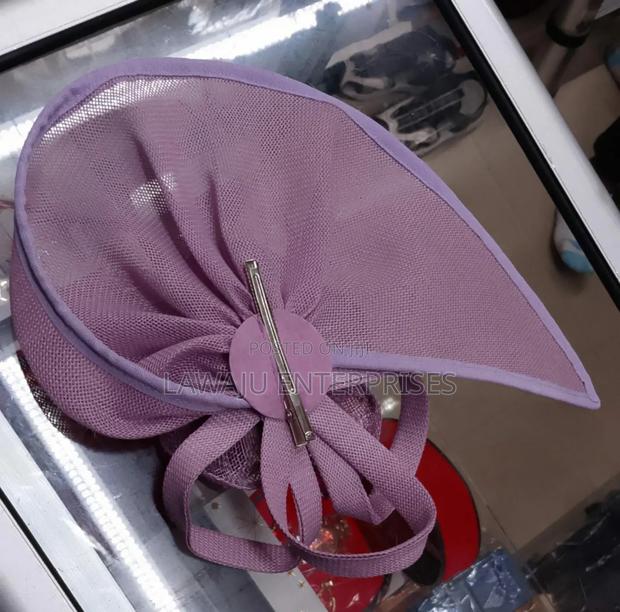Lavender Elegant Flower Fascinator - thumbnail 2