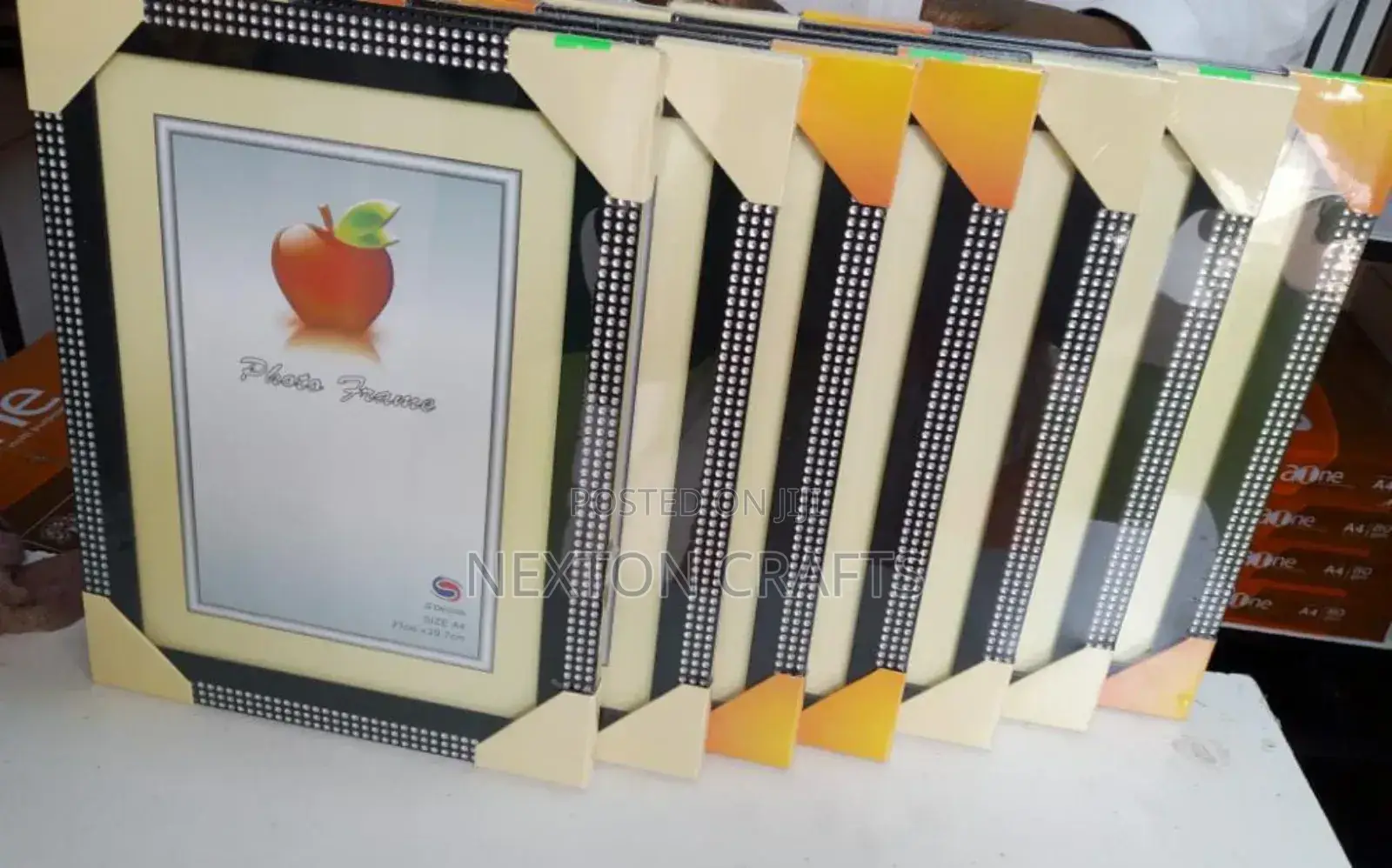 A4 Black Design Picture Frame