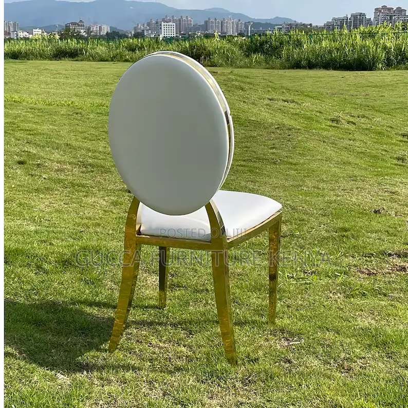Home Chairs: O Shaped Changeable Steel Dining Room Chair