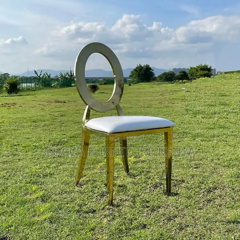 Home Chairs: O Shaped Changeable Steel Dining Room Chair