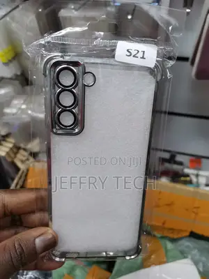 Soft TPU Phone Case for Samsung S21 -Gray Edge)