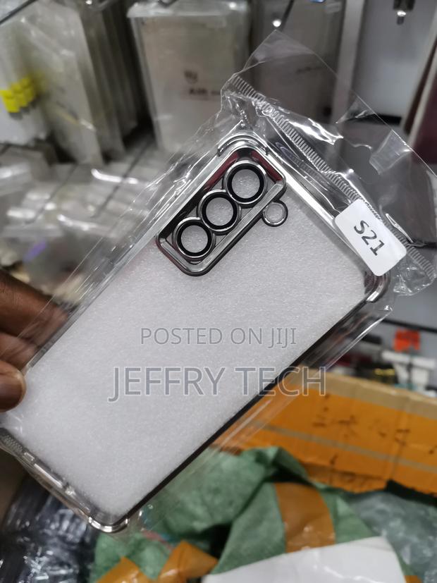 Soft TPU Phone Case for Samsung S21 -Gray Edge) - thumbnail 3