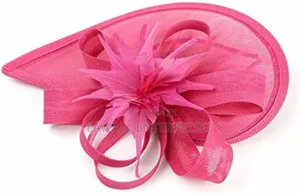 Hotpink Elegant Flower Fascinator