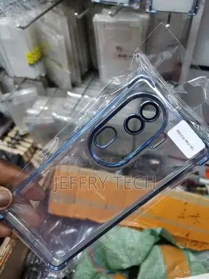 Transparent Cover for Oppo Reno 11 Pro 5g ,Blue Bumper