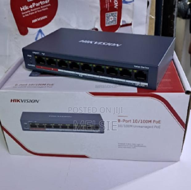 Hikvision 8 Ports Unmanaged Poe Switch FULL POE