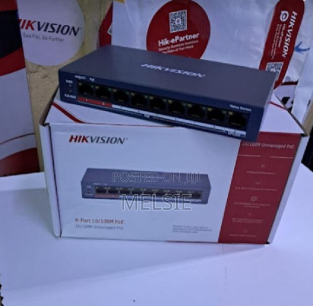 Hikvision DS-3E0109P-E 8 Ports New