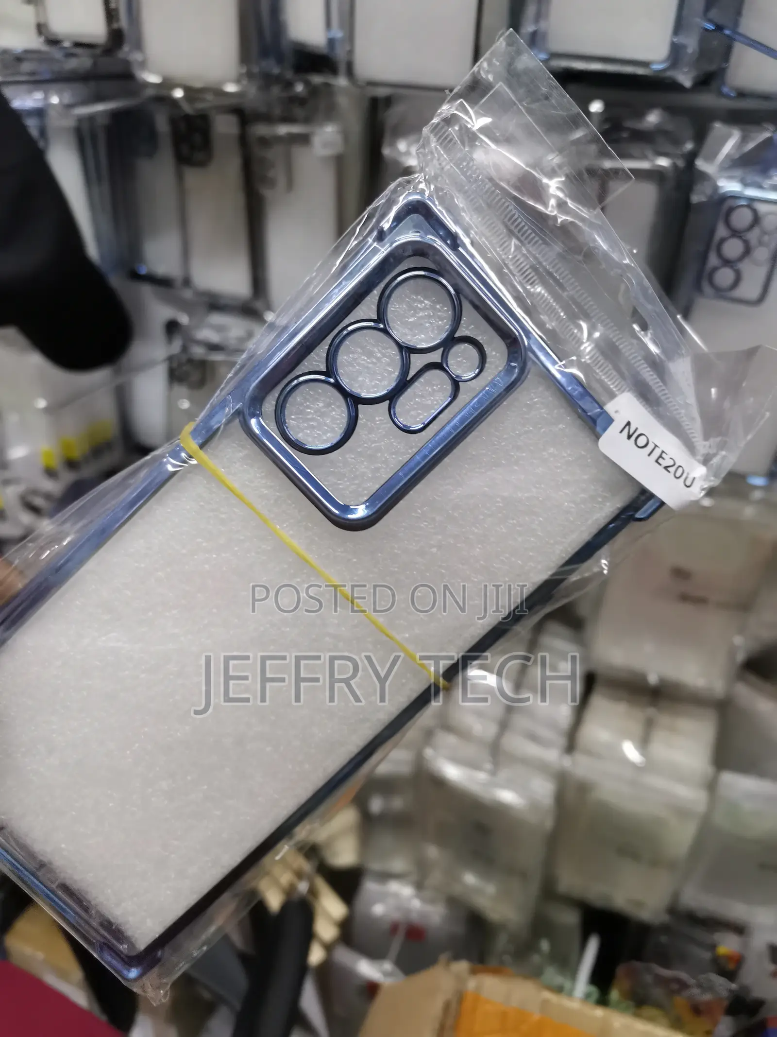 Case for Samsung Galaxy Note 20 Ultra-Transparent Blue