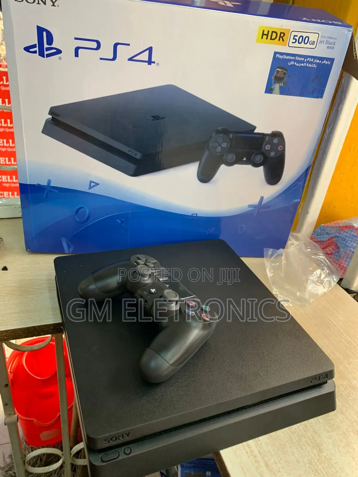 Slighty Used PS4 Station (Slim) With One Controller-500gb.