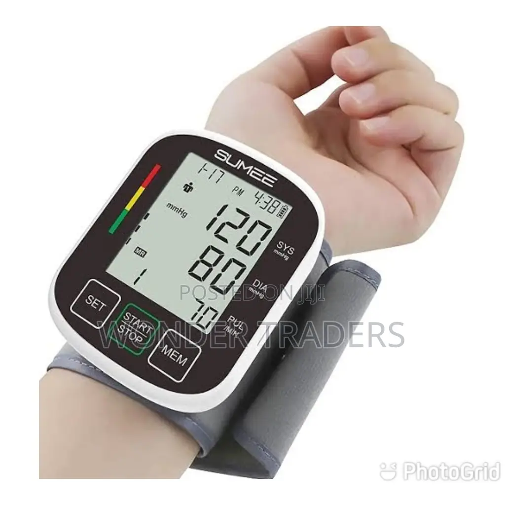 Automatic Digital Wrist Blood Pressure Monitor Heart Rate