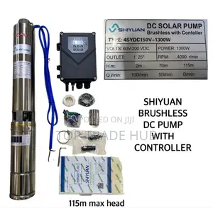 Shiyuan Brushless DC Pump With Controller 1300w 115m Head