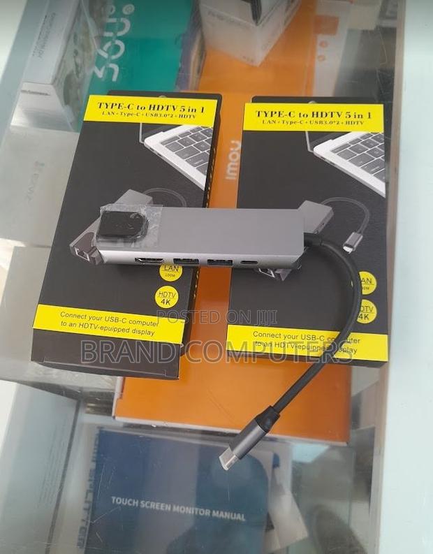 TYPE-C to HDTV 5 in 1 With Lan - main view